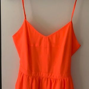J Crew Neon Cami Mini Dress